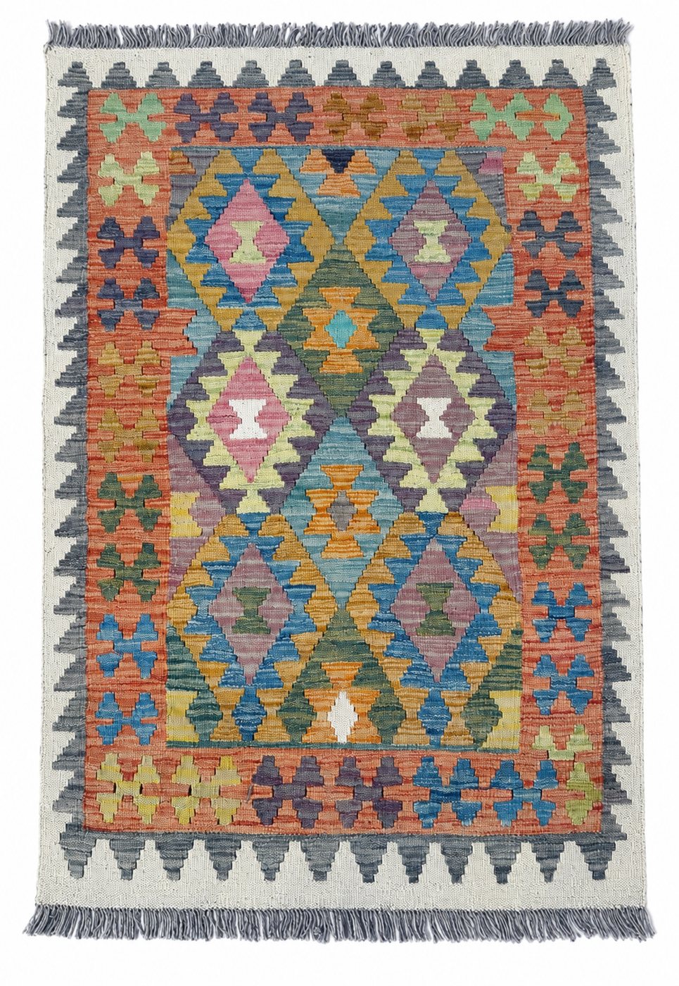 Unik handvävd kelim 98x142 cm